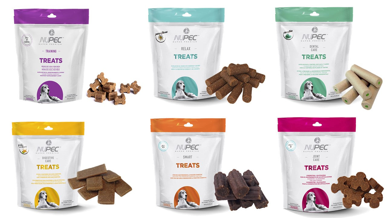 Paquete de 6 premios treats nupec 180 gr