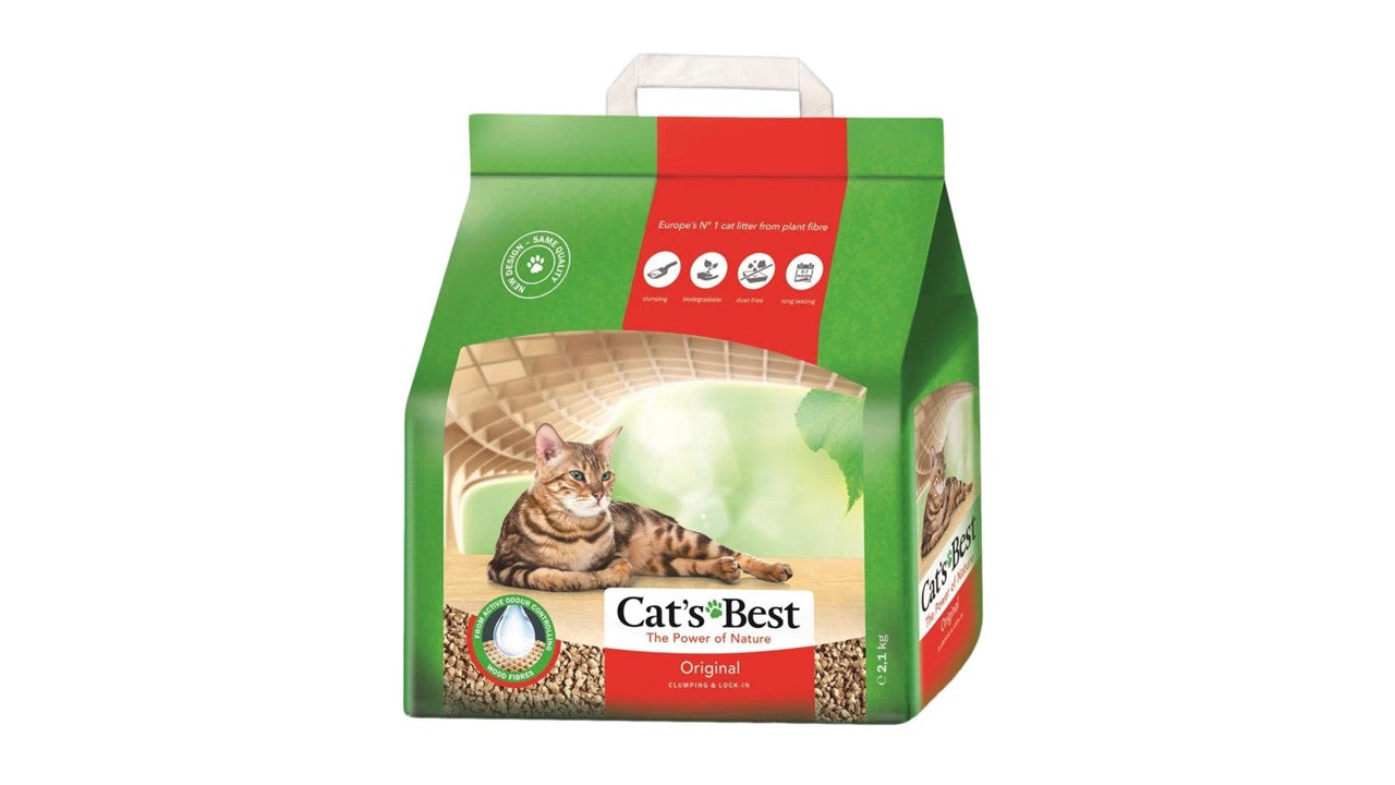 Arena para gato biodegradable Cats Best 2.1 kg