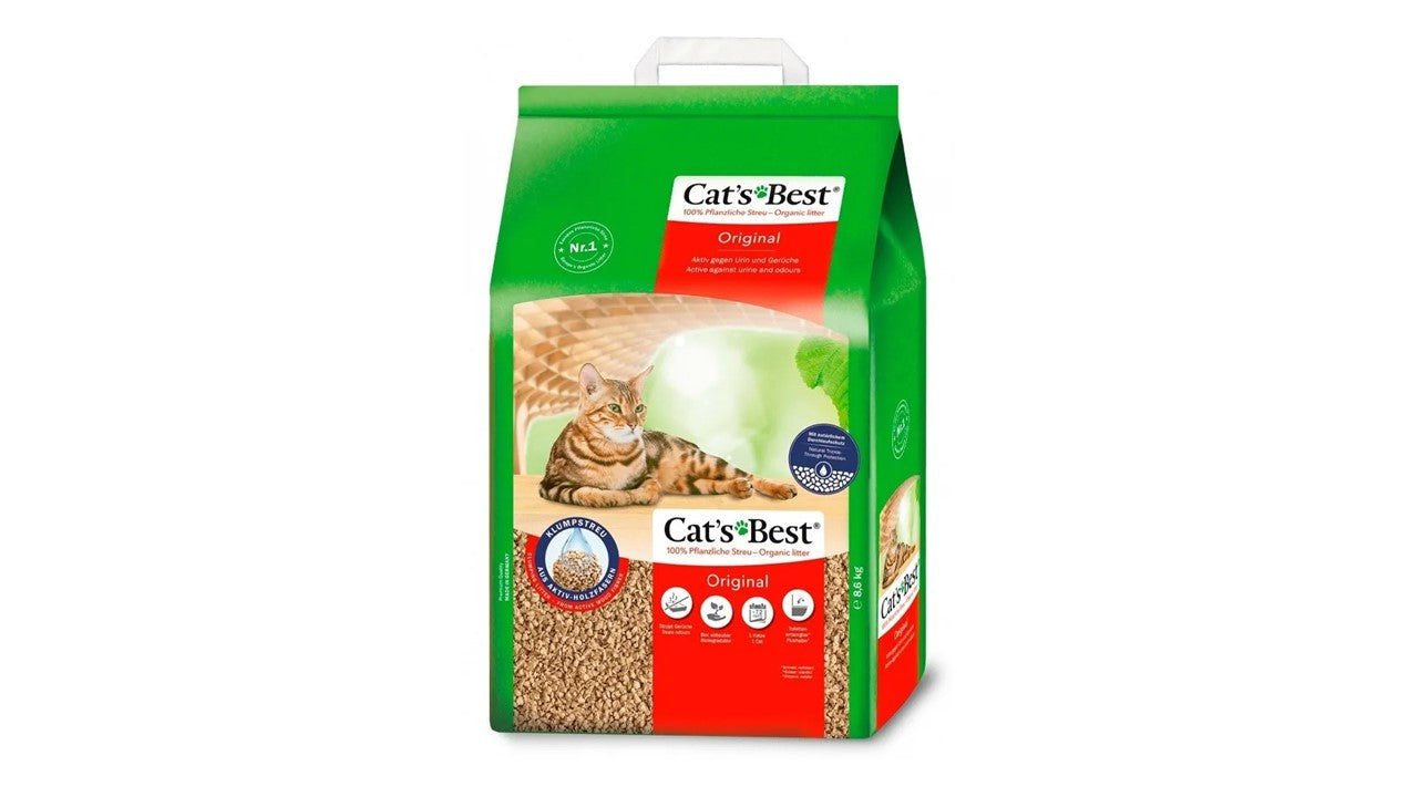 Arena para gato biodegradable Cats Best 8.6 kg
