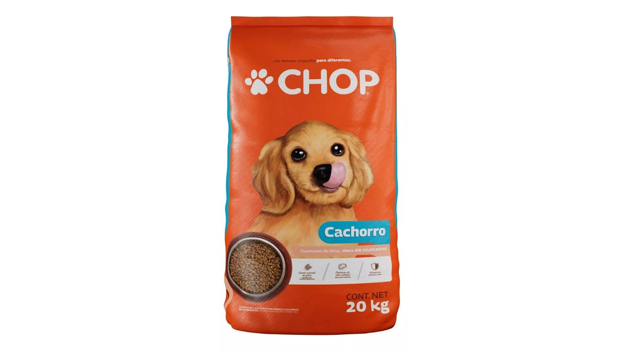 Alimento perro seco Chop cachorro 20 kg