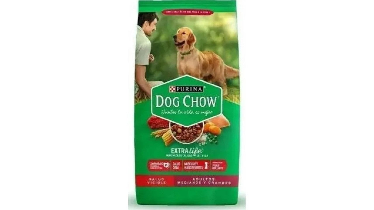 Alimento perro seco Dog chow adulto medianas y grandes 25 kg