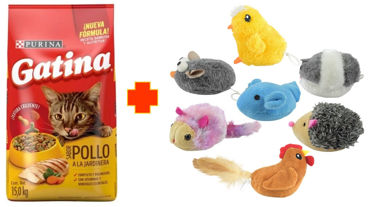 Alimento felino seco Gatina 15 kg gato