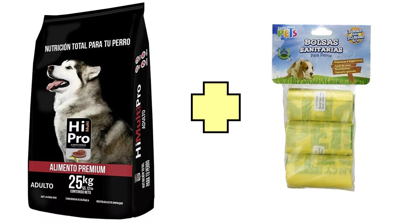 Alimento seco perro Hi pro adulto 25 kg
