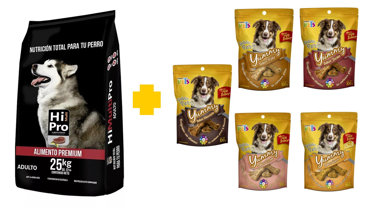 Alimento seco perro Hi pro adulto 25 kg