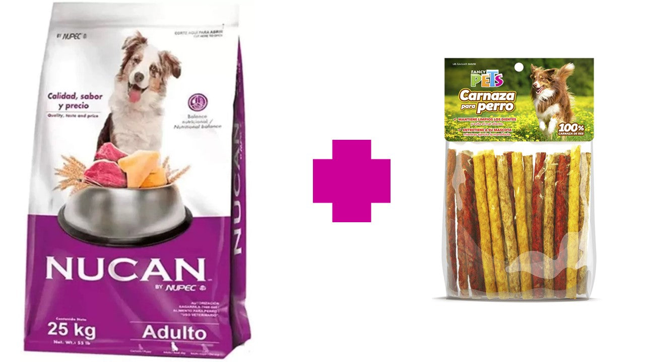 Alimento seco perro Nucan adulto 25 kg