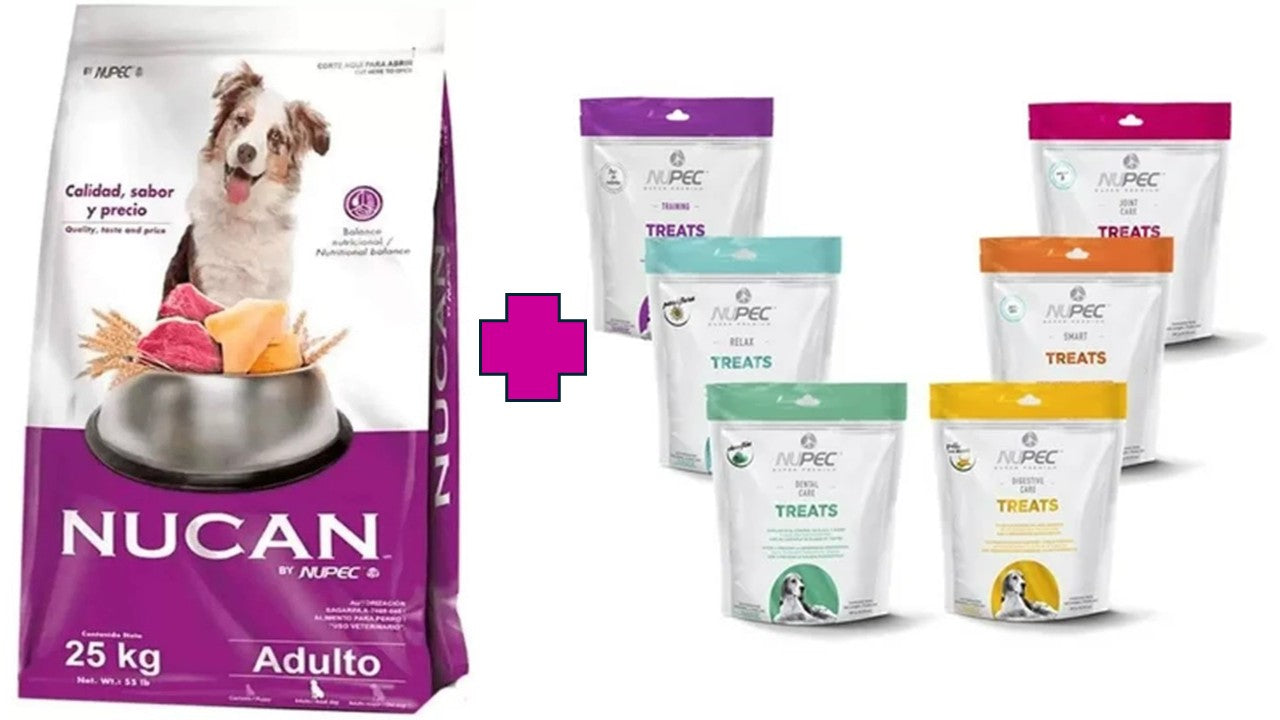 Alimento seco perro Nucan adulto 25 kg