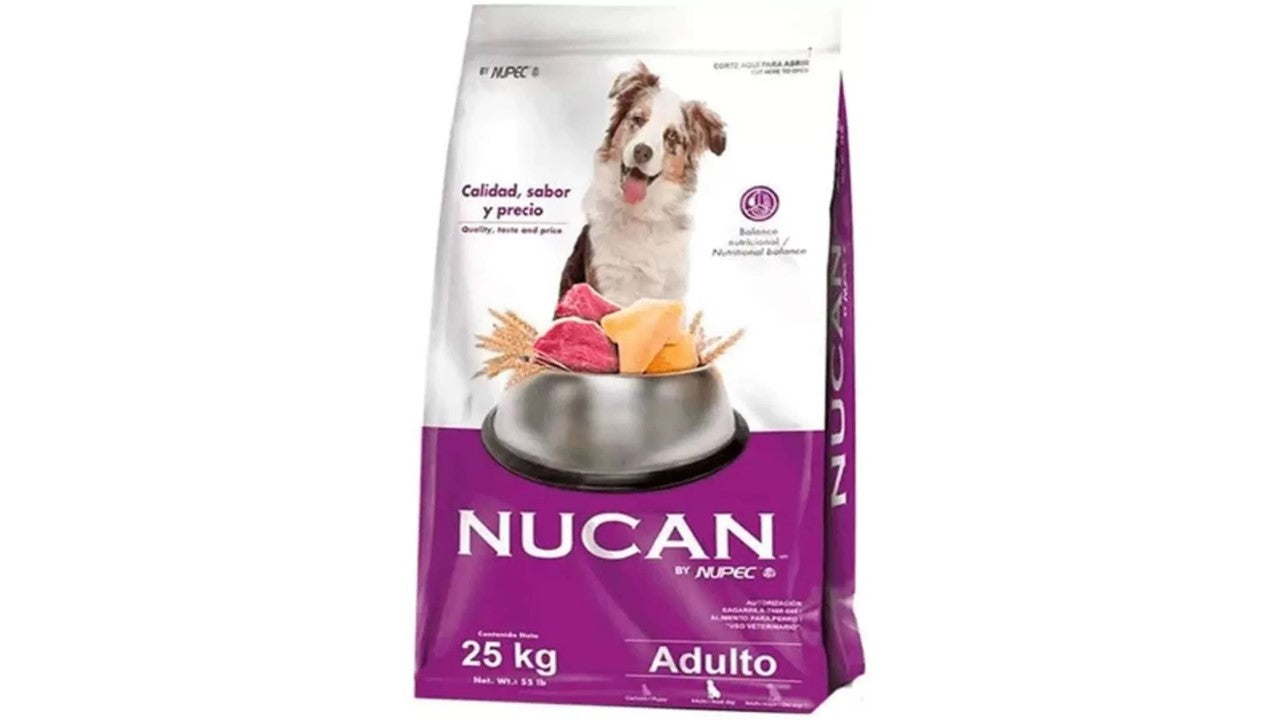 Alimento seco perro Nucan adulto 25 kg