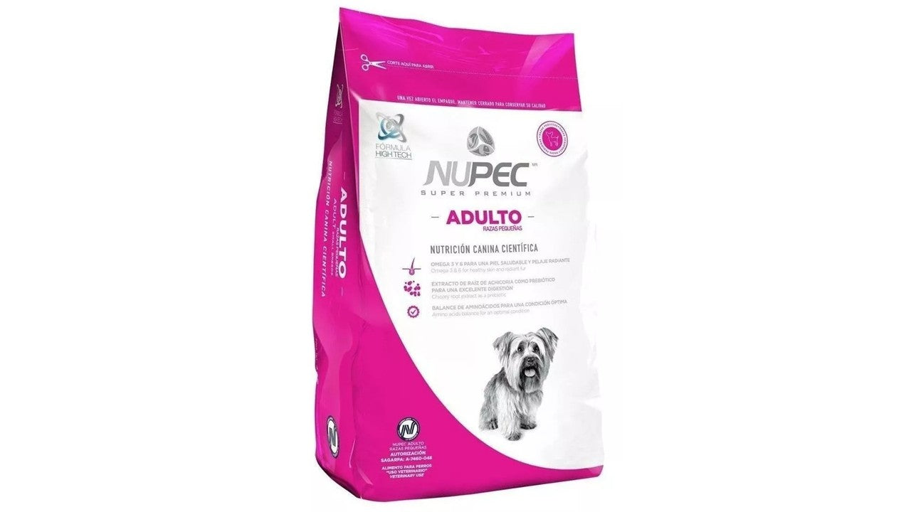Alimento seco nupec para perro adulto razas pequeñas 2 kg