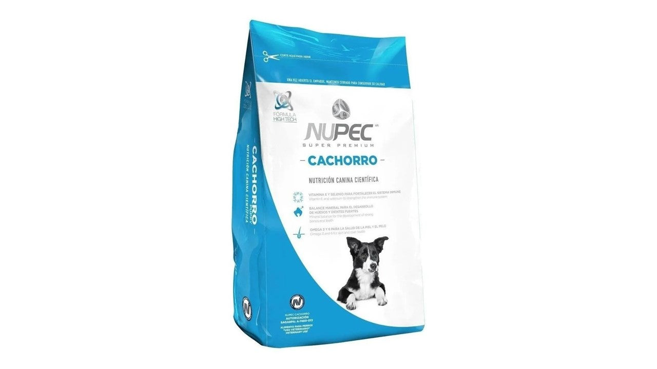Alimento seco Nupec para perro cachorro razas medianas y grandes