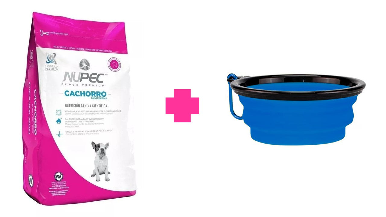 Alimento seco Nupec cachorro razas pequeñas 8 kg perro
