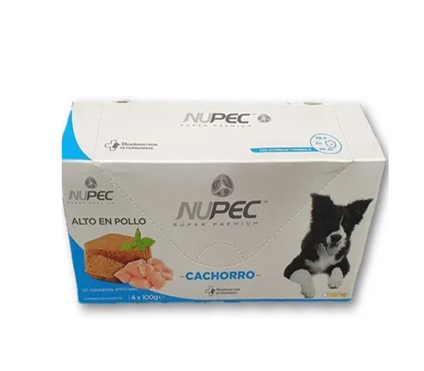 Alimento húmedo paquete de 20 latas nupec para perro cachorro 100 gr