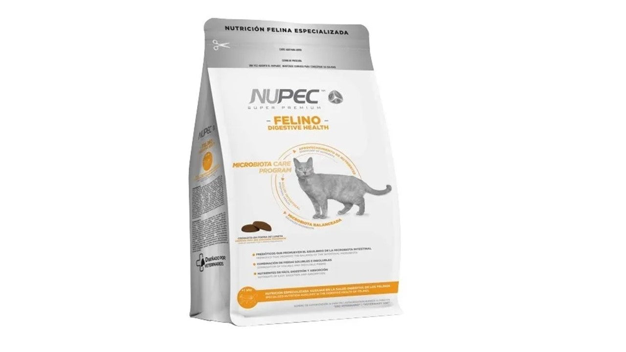 Alimento seco nupec felino digestive health gato adulto 1.5 kg