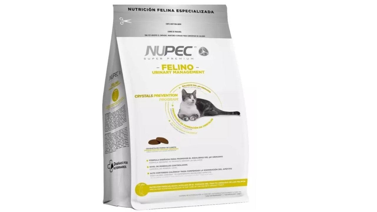 Alimento seco nupec felino urinary management gato adulto