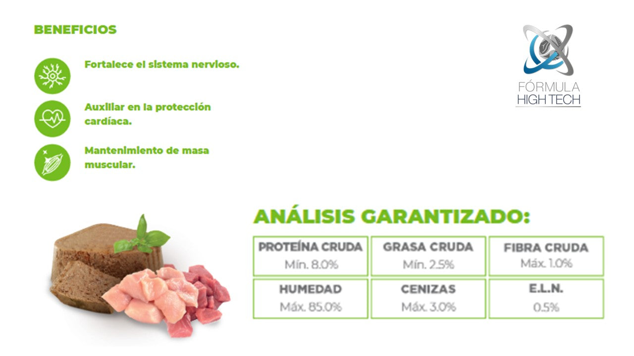 Alimento húmedo paquete de 20 latas nupec felino indoor para gato adulto 100 gr