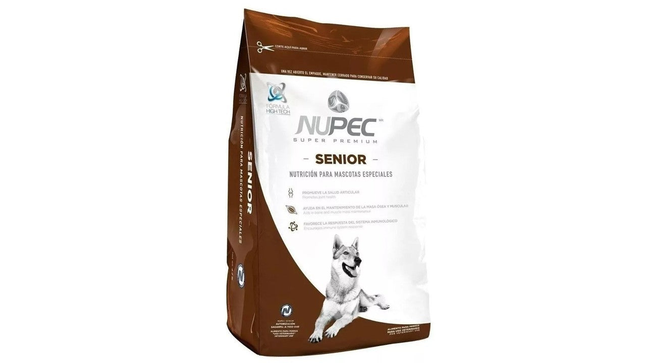 Alimento seco nupec senior para perro mayor