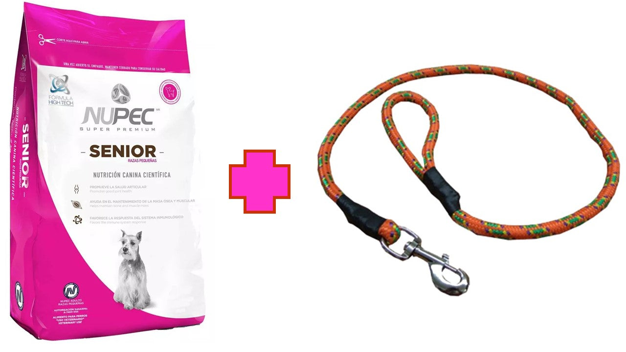 Alimento seco nupec senior razas pequeñas para perro mayor 8 kg