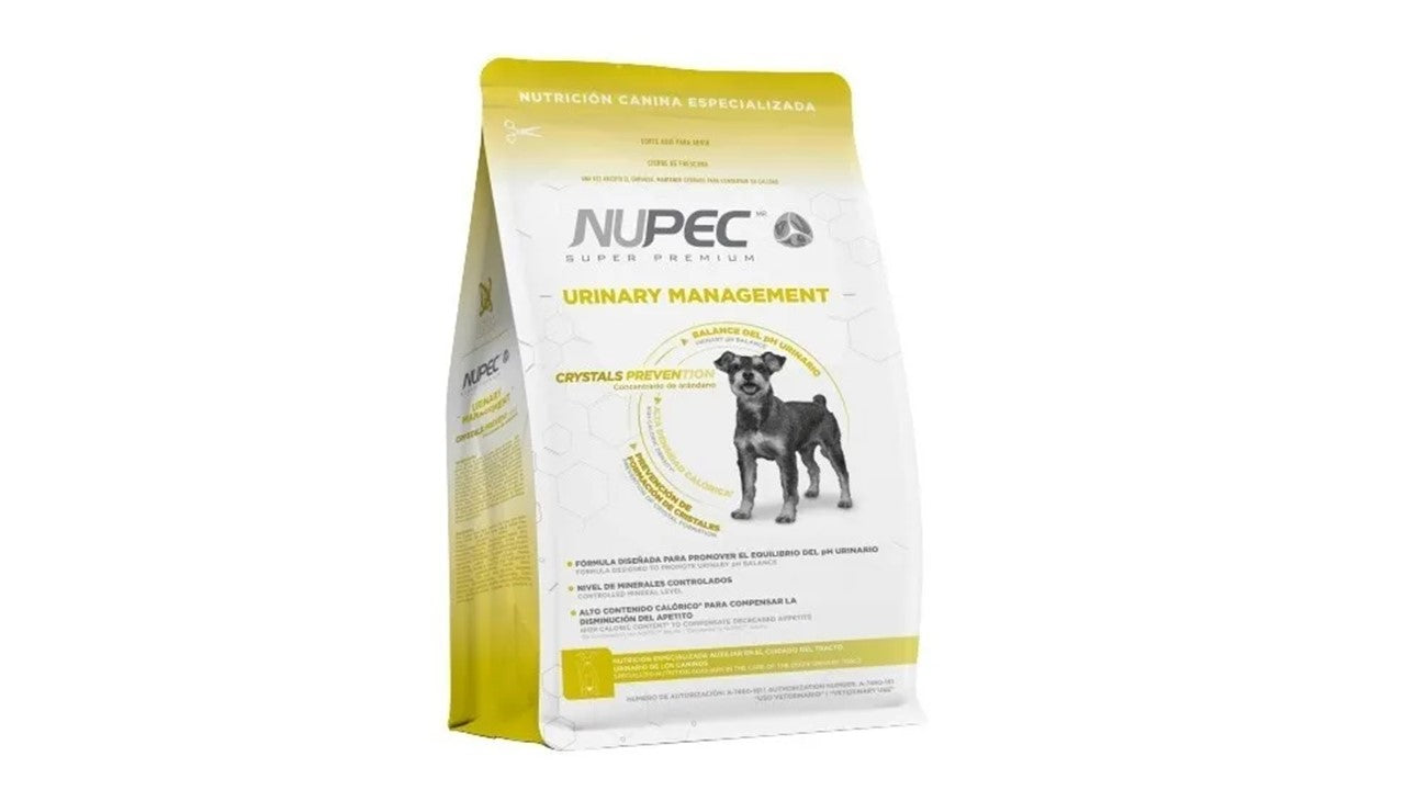 Alimento seco nupec urinary management para perro adulto 2 kg