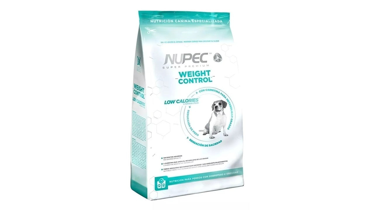 Alimento seco Nupec weight control para perro adulto