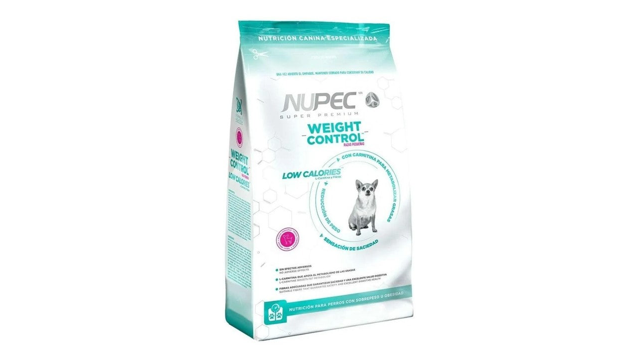 Alimento seco nupec weight control razas pequeñas para perro adulto
