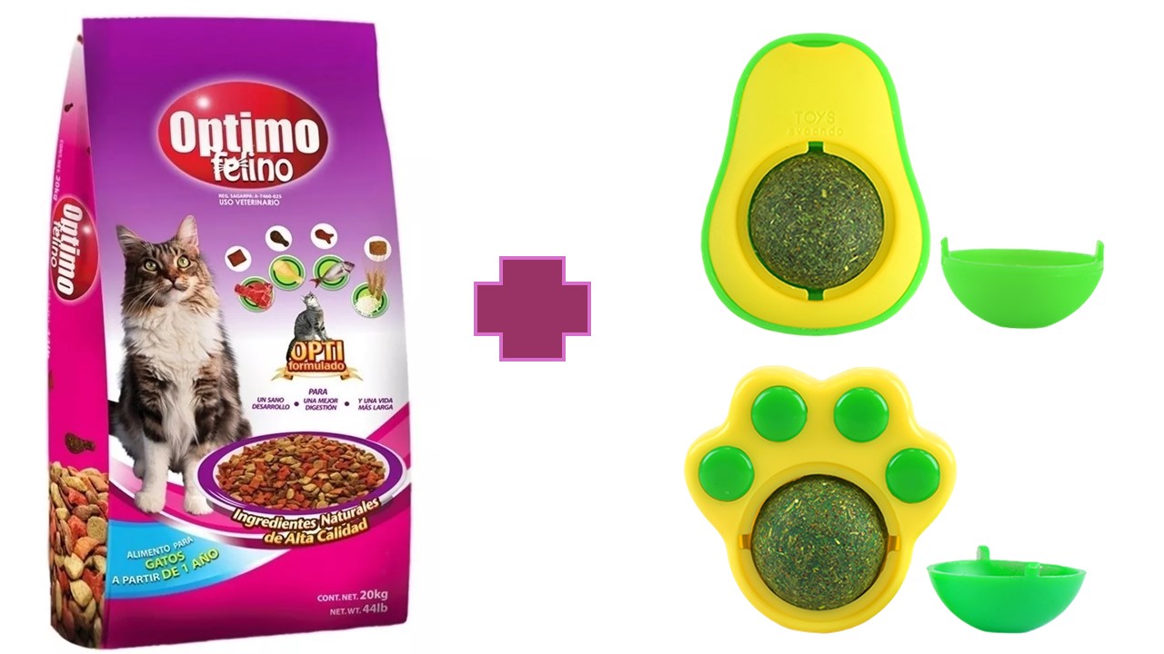 Alimento seco Optimo felino 20 kg gato