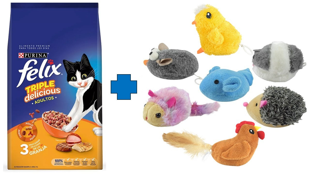 Alimento felino seco Félix croquetas 10 kg gato