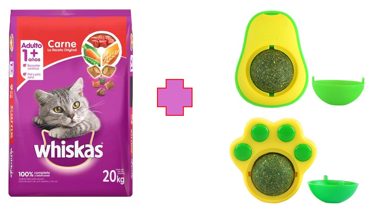 Alimento felino seco Whiskas 20 kg gato