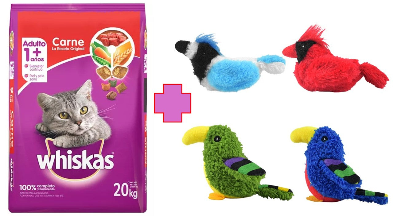 Alimento felino seco Whiskas 20 kg gato