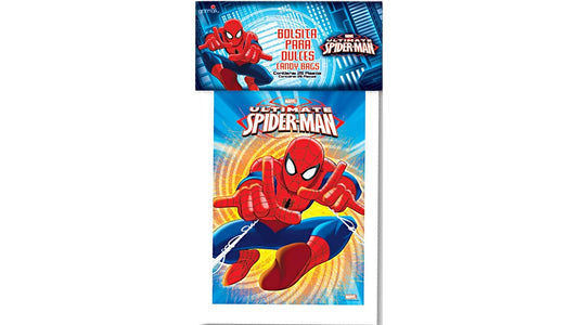 Paquete con 25 Bolsas para dulces Spiderman clasico original