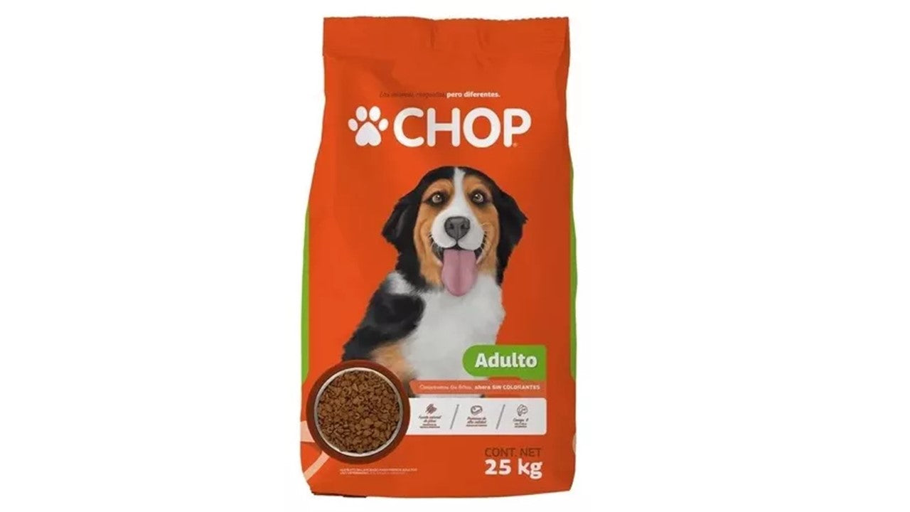 Alimento perro seco Chop adulto 25 kg