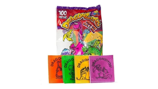 Dulce en polvo Dragoncitos 100 pzas 300 gr