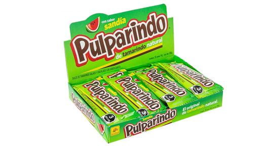 Exhibidor Pulparindo la rosa sandia 20 pzas 280 gr