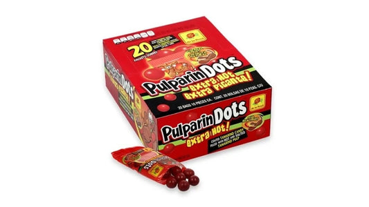 Exhibidor la rosa Pulparindots extra picante 20 sobres 600 gr