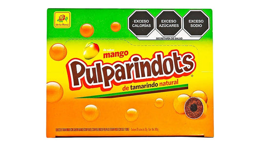 Exhibidor la rosa Pulparindots mango 20 sobres 600 gr
