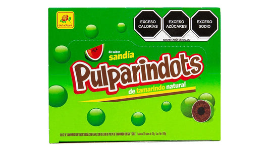 Exhibidor la rosa Pulparindots sandia 20 sobres 600 gr
