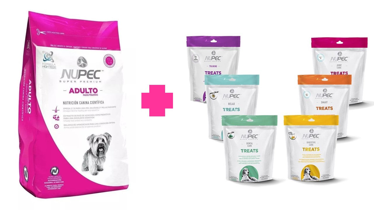 Alimento seco nupec para perro adulto razas pequeñas 8 kg