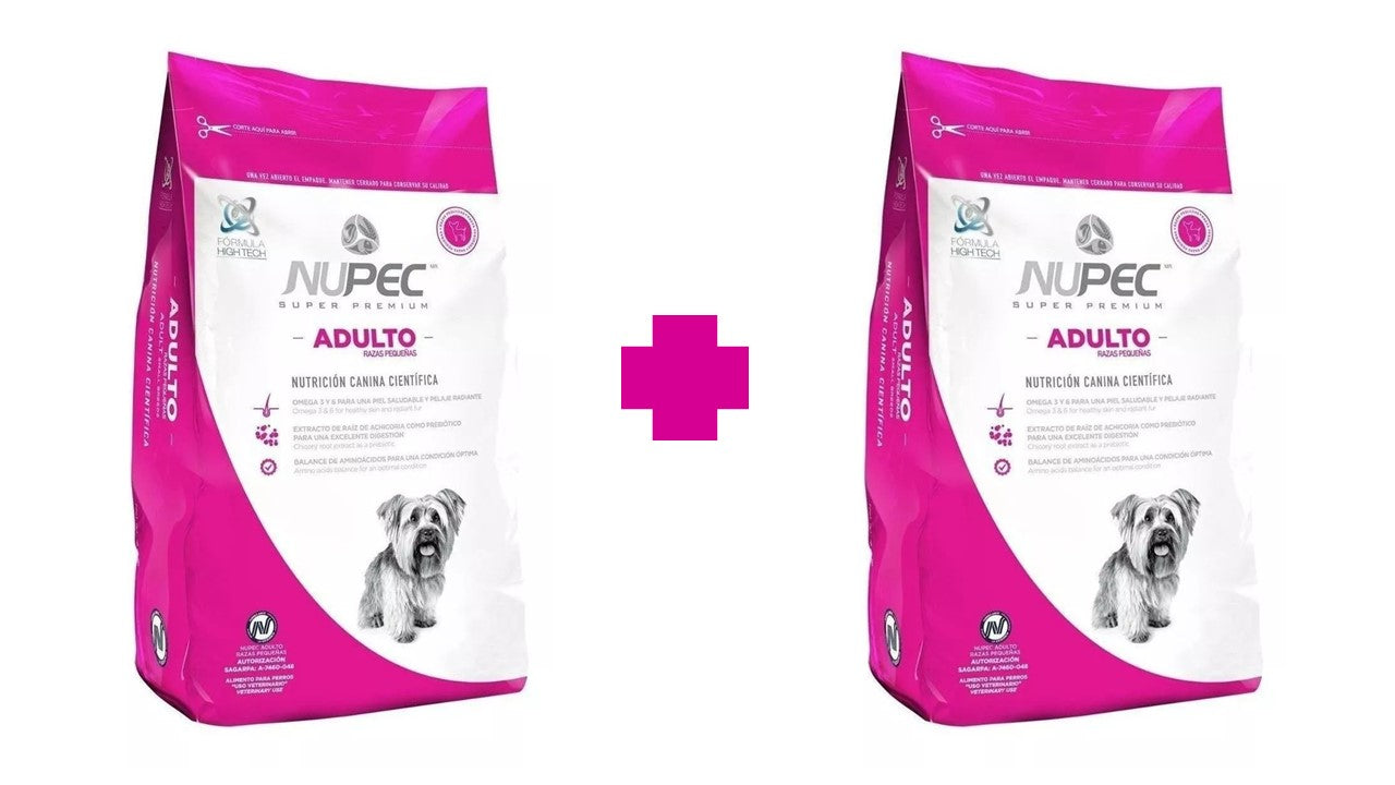 Alimento seco nupec para perro adulto razas pequeñas 8 kg
