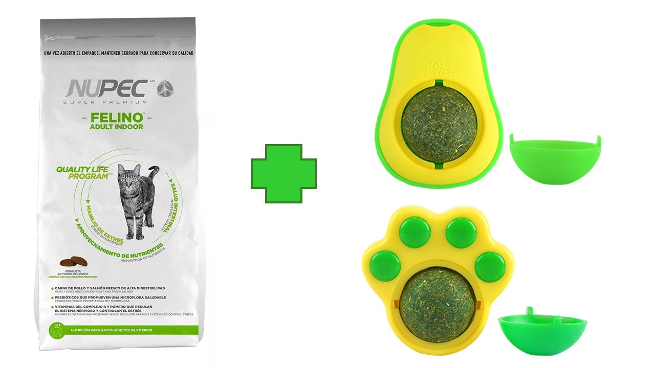 Alimento seco Nupec felino indoor 3 kg gato